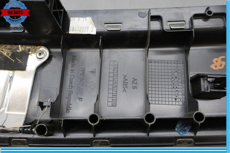Load image into Gallery viewer, 11-17 Volkswagen Touareg Trunk Scuff Plate Sill Trim Panel 7P0863459 Oem
