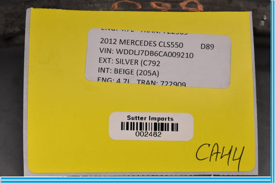 10-18 Mercedes CLS550 E350 Ball Joints Suspension Lever Control Arm Oem