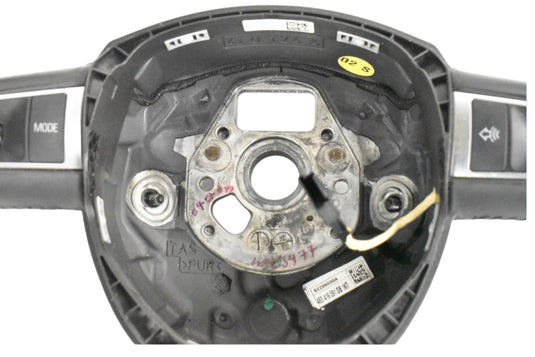 08-10 Audi A8 3 Spoke Steering Wheel Leather w/Switches 4E0419091DB OEM