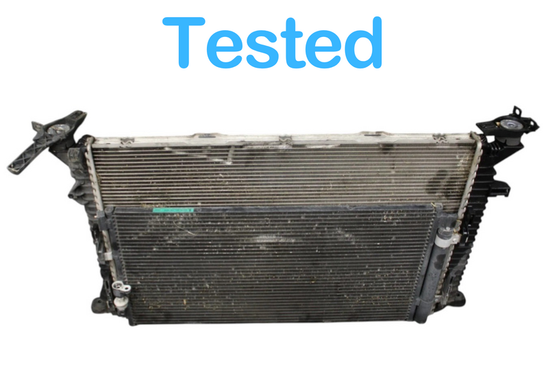 Load image into Gallery viewer, 09-12 Audi A4 Engine Radiator Air Conditioning A/C Condenser Assembly Oem
