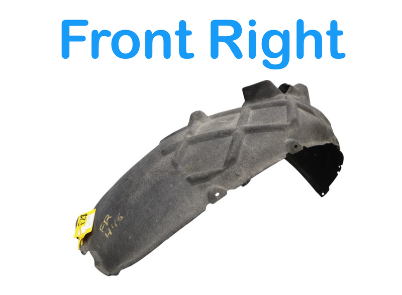 Load image into Gallery viewer, 11-17 Volkswagen Touareg Front Right Side Fender Liner Splash Guard Black Oem
