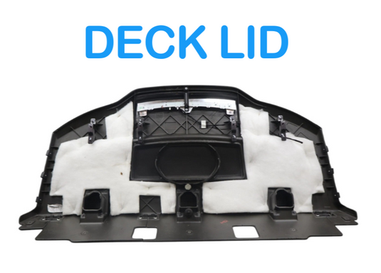 14-17 Maserati Ghibli Rear Deck Lid Parcel Shelf Trim Black 06700174910 OEM