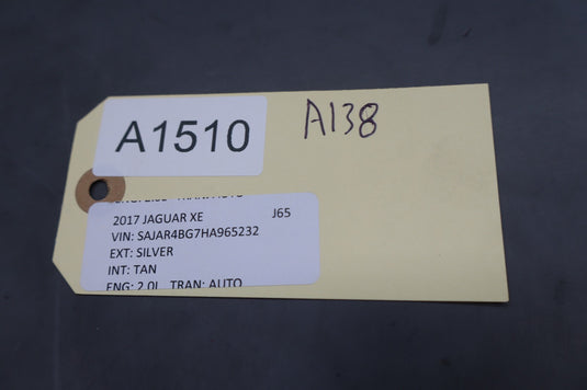 16-20 Jaguar XE Anti-Theft Keyless Entry Control Module FK7219H440AF Oem