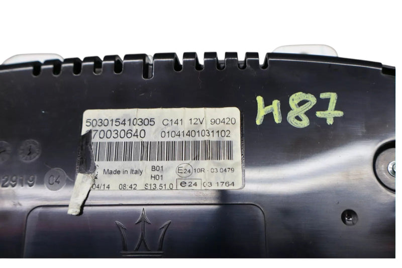 Load image into Gallery viewer, 14-17 Maserati Ghibli M157 Instrument Cluster Gauge Speedometer 670030640 OEM
