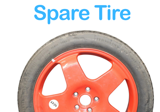 03-12 Bentley Continental GT 4.5JX19"H2 Emergency Spare Tire Wheel Donut Rim Oem