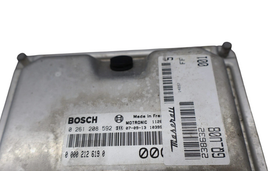 08-16 Maserati Quattroporte M139 4.2L Engine Control Module ECU 980139668 OEM