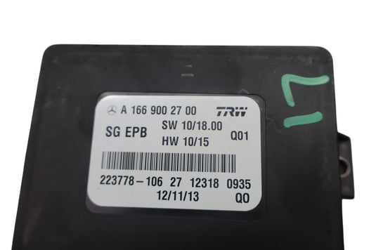 05-20 Mercedes GL450 ML350 SL550 Hand Parking Brake Control Module ECU OEM
