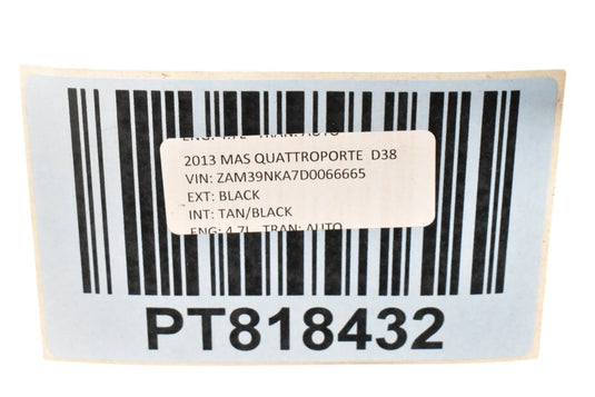 13-21 Maserati Quattroporte Rear Right Side Spindle Knuckle Hub 242607 OEM