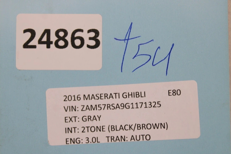 Load image into Gallery viewer, 14-19 Maserati Ghibli Rear Bumper Center Lower Molding Trim Panel 670010777 Oem
