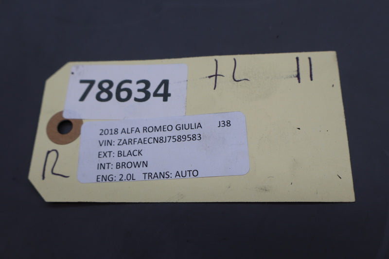 Load image into Gallery viewer, 17-23 ALFA Romeo Giulia Rear Right Side Trunk Lid Inner Tail Light Lamp Oem
