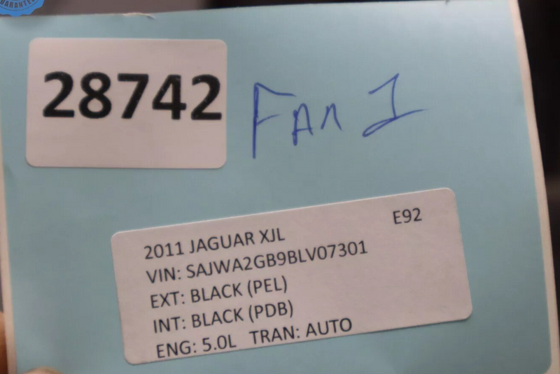 Load image into Gallery viewer, 10-19 Jaguar XJ XJL X351 Engine Motor Cooling Radiator Shroud Cover Fan Assy Oem
