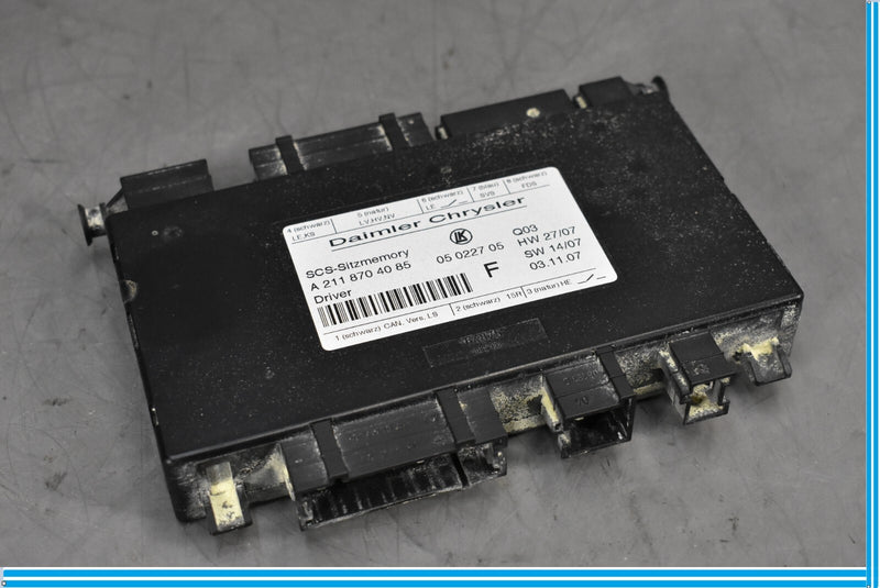 Load image into Gallery viewer, 03-12 Mercedes CLS550 E550 W219 Front Left Side Seat Control Module Oem
