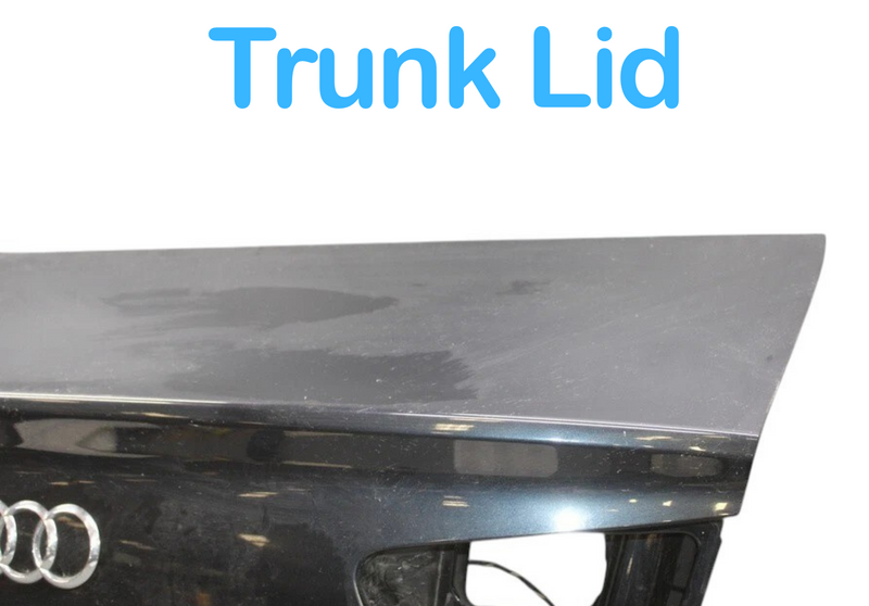 Load image into Gallery viewer, 12-18 Audi A6 Quattro Rear Trunk Lid Deck Shell Cover Panel Black 4G5827023C OEM
