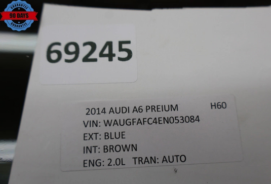 12-15 Audi S6 A6 A6 Quattro Front Right Side Door Window Glass 4G0845202 Oem