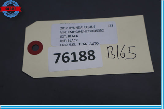 09-14 Hyundai Equus Genesis Rear Trunk Lid Lock Cylinder Switch 81250-3MA00 Oem