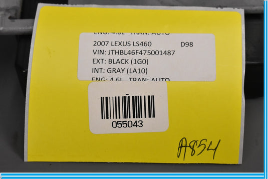 07-09 Lexus LS460 Front Left Driver Door Multiplex Control Module Oem