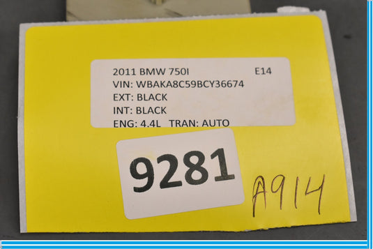 09-12 BMW 750i 750Li Antenna Aerial Supression Filter Unit Oem