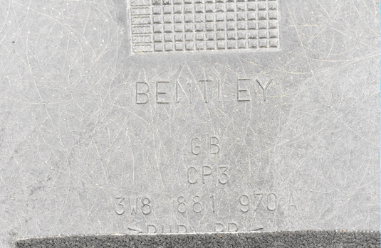 03-06 Bentley Continental GT Front Right Side Rear Pocket Back Rest Beige Oem