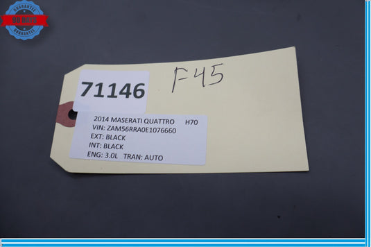 14-17 Maserati Quattroporte Front Upper Steering Column Trim Housing Black Oem