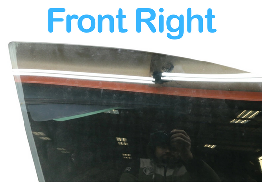 12-15 Audi S6 A6 A6 Quattro Front Right Side Door Window Glass 4G0845202 Oem