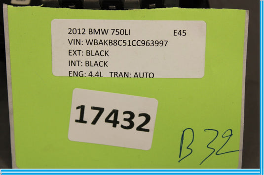 09-15 BMW 750i 750Li Radio Navigation Controller 10pin Switch Knob Oem