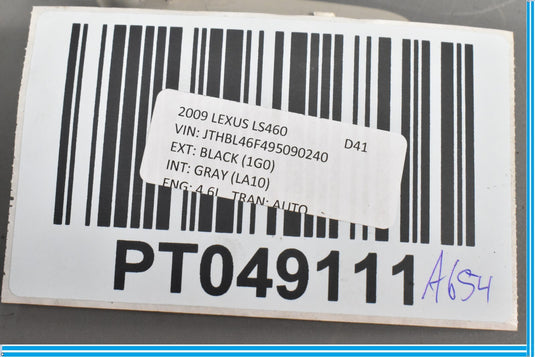 07 08 09 LEXUS LS460 FRONT RIGHT DOOR INTERIOR HANDLE TRIM PANEL COVER CAP OEM