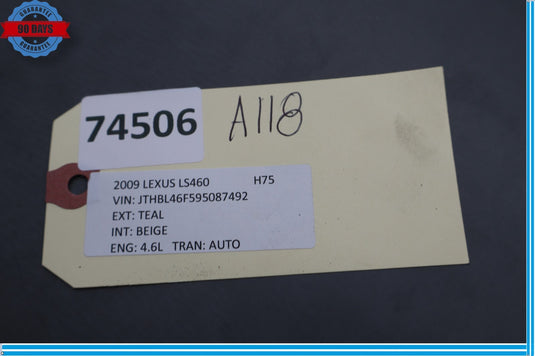 07-09 Lexus LS460 XF40 Right Side Radiator Core Support Seal 53292-50050 Oem