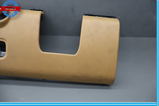 03-10 Porsche Cayenne Front Left Driver Side Lower Dash Knee Trim Panel Tan Oem