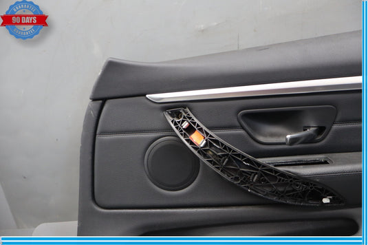 14-20 BMW 428i Front Right Passenger Side Interior Door Panel Cover Black Oem