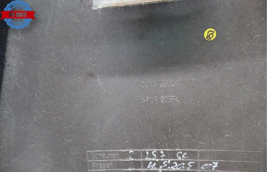 07-11 Bentley Continental GTC GT Front Left Seat Back Cover Panel 3W3881783 Oem