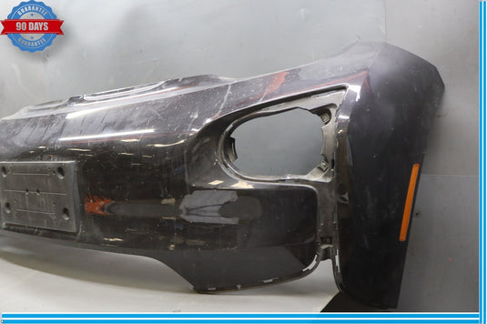 14-17 BMW i3 i3s Front Bumper Cover Panel Assembly Black 737444604 *damaged*
