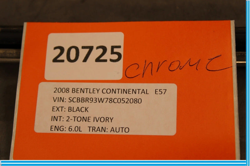 Load image into Gallery viewer, 06-12 Bentley Continental Front Left Driver Door Window Chrome Strip Trim Oem
