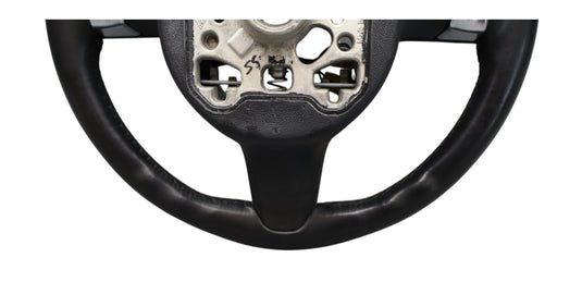 11-14 Porsche Cayenne 958 S Multifunction Steering Wheel Assembly Black Oem