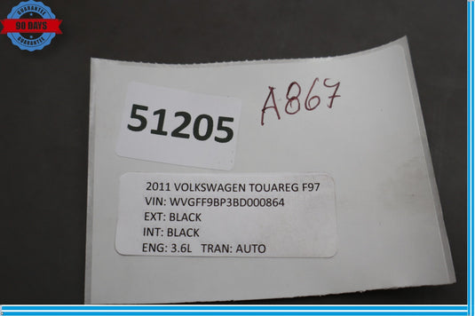 11-18 Volkswagen VW Touareg Front Right Side Door Control Module Unit Oem