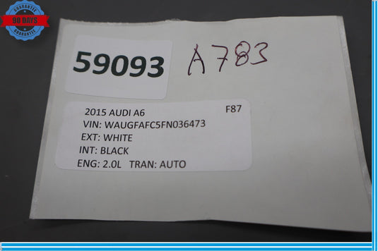 12-18 Audi A6 Quattro Dashboard Display Screen Surround Trim Cover Oem