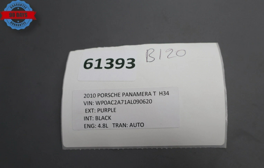10-12 Porsche Panamera Turbo Speedometer Instrument Cluster 97064112604 Oem