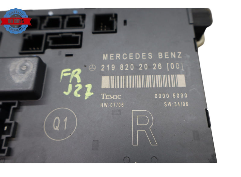 Load image into Gallery viewer, 06-11 Mercedes W219 CLS500 CLS55 Front Right Passenger Door Control Module Oem
