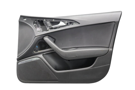 12-18 Audi A6 Quattro Front Right Passenger Side Interior Door Panel Black Oem