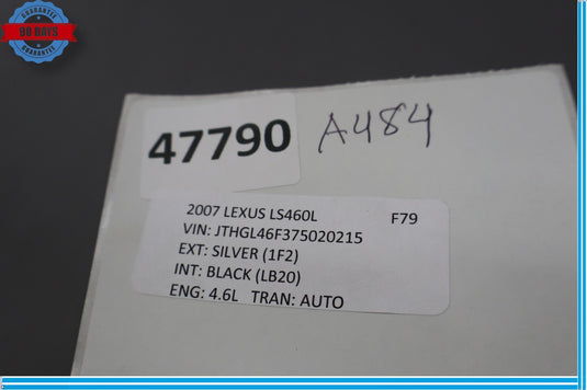 07-12 Lexus XF40 LS460 Front Right Side Door Window Regulator Switch Oem