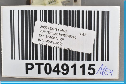 07-09 LEXUS USF40 LS460 FRONT RIGHT SEAT ADJUSTMENT BUTTON SWITCH OEM
