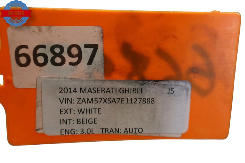 Load image into Gallery viewer, 14-17 Maserati Ghibli M157 Rear Lower Bumper Cover Panel White 670010943 OEM
