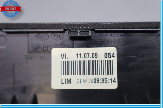 11-13 Hyundai Equus Dash Instrument Center Lower Filler Trim Panel Oem