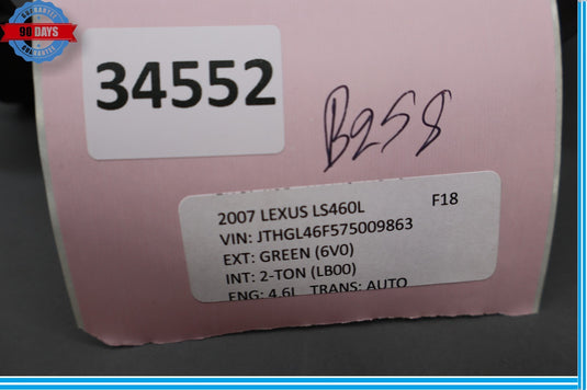07-12 Lexus LS460 LS460L Steering Column Upper Trim Cover Panel Oem