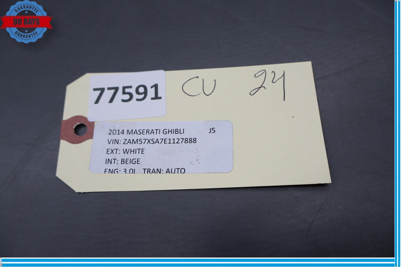 Load image into Gallery viewer, 14-17 Maserati Ghibli Front Right Passenger Side Top Upper Seat Cushion Oem
