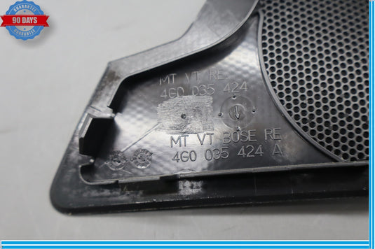 12-18 Audi A6  Front Right Door Speaker Grille Cover Black 4G0035424 Oem
