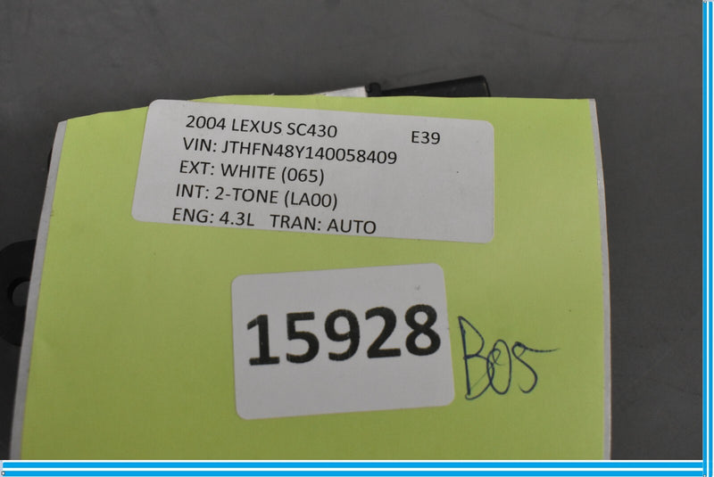 Load image into Gallery viewer, 02-10 Lexus SC430 A/C HVAC Heater Resistor Blower Motor Control Module Oem
