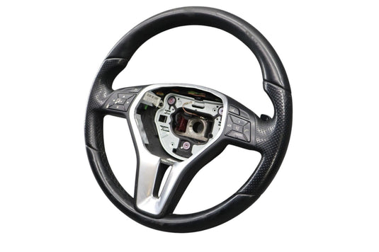 12-18 Mercedes W204 C300 SLK250 CLS550 AMG Steering Wheel Flat Bottom Black Oem