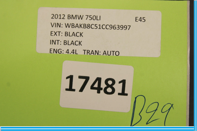 Load image into Gallery viewer, 09-15 BMW 750i 750Li F01 F02 Rear Right Passenger Door Sun Blind Shade Motor Oem
