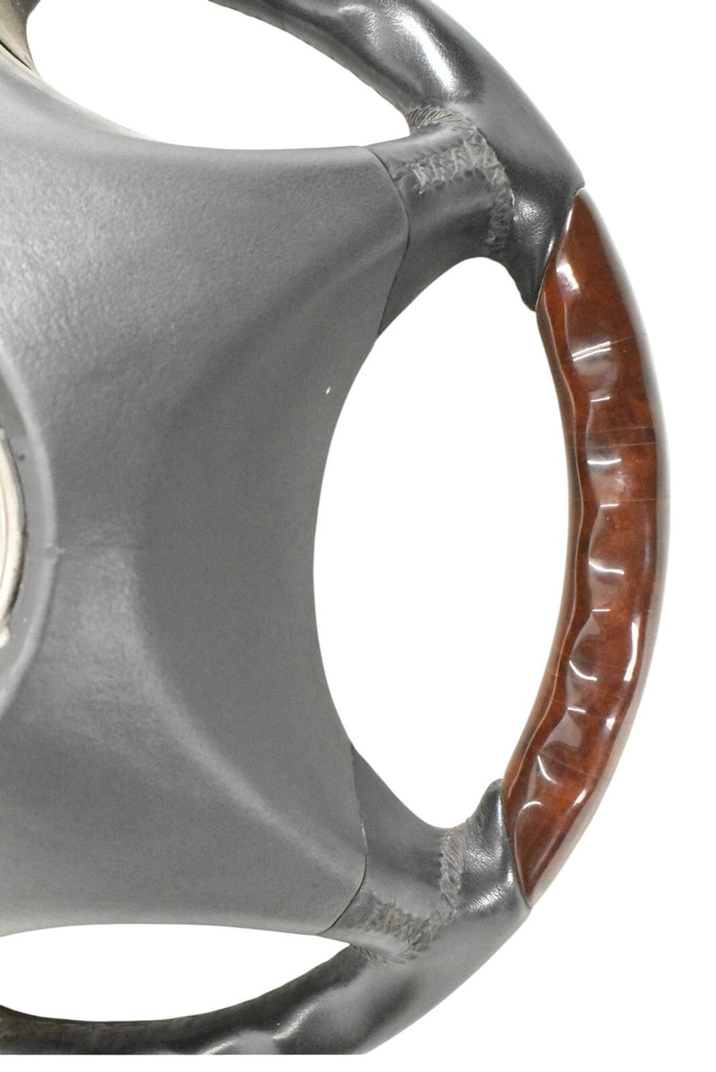 Load image into Gallery viewer, 00-06 Mercedes CL500 CL600 W215 Driver Steering Wheel Woodgrain Trim Oem

