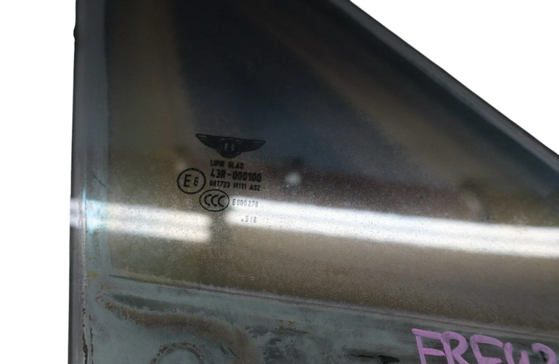 Load image into Gallery viewer, 03-10 Bentley Continental GT Coupe Front Right Side Door Vent Auto Glass Oem
